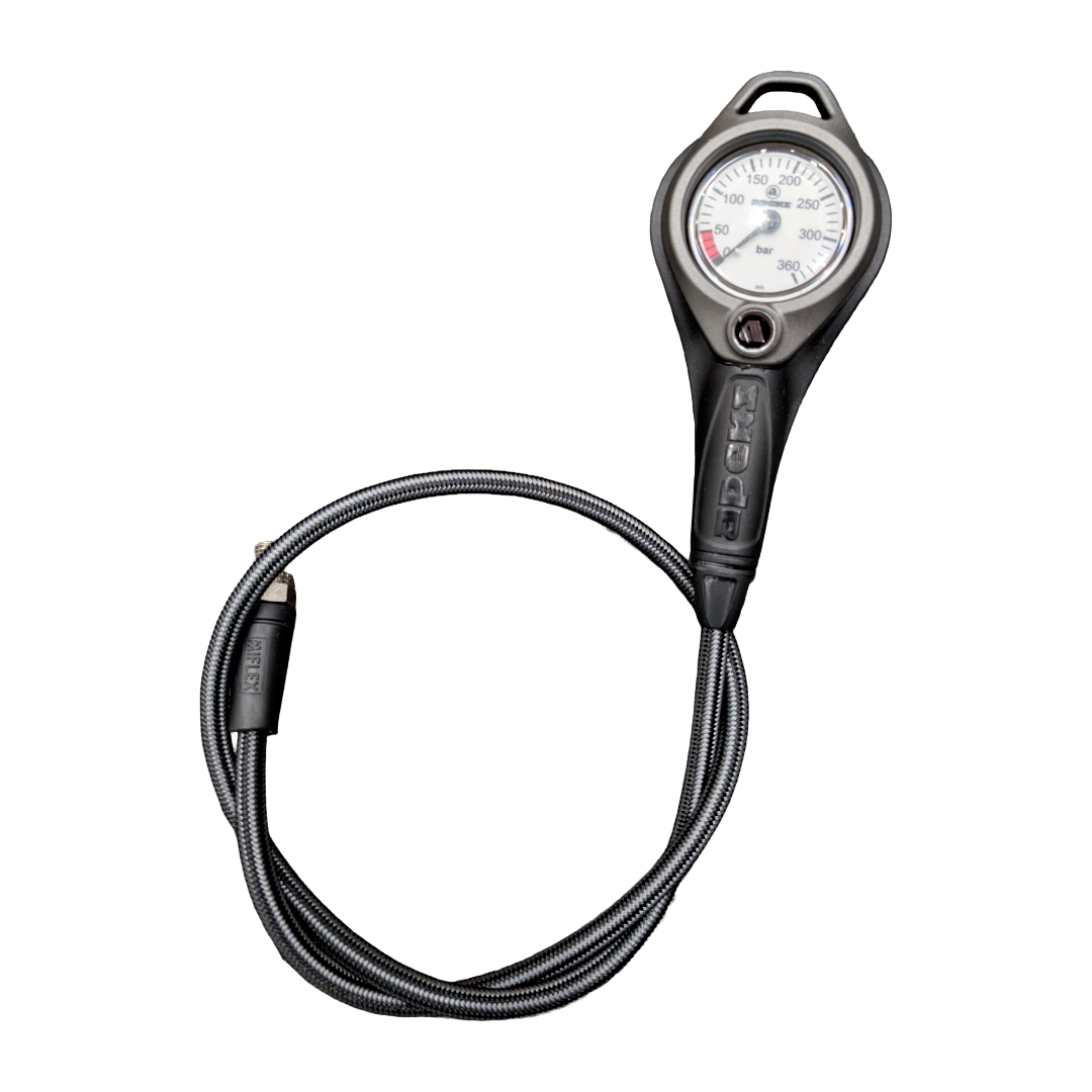 Apeks Pressure Gauge (SPG) With Miflex Hose