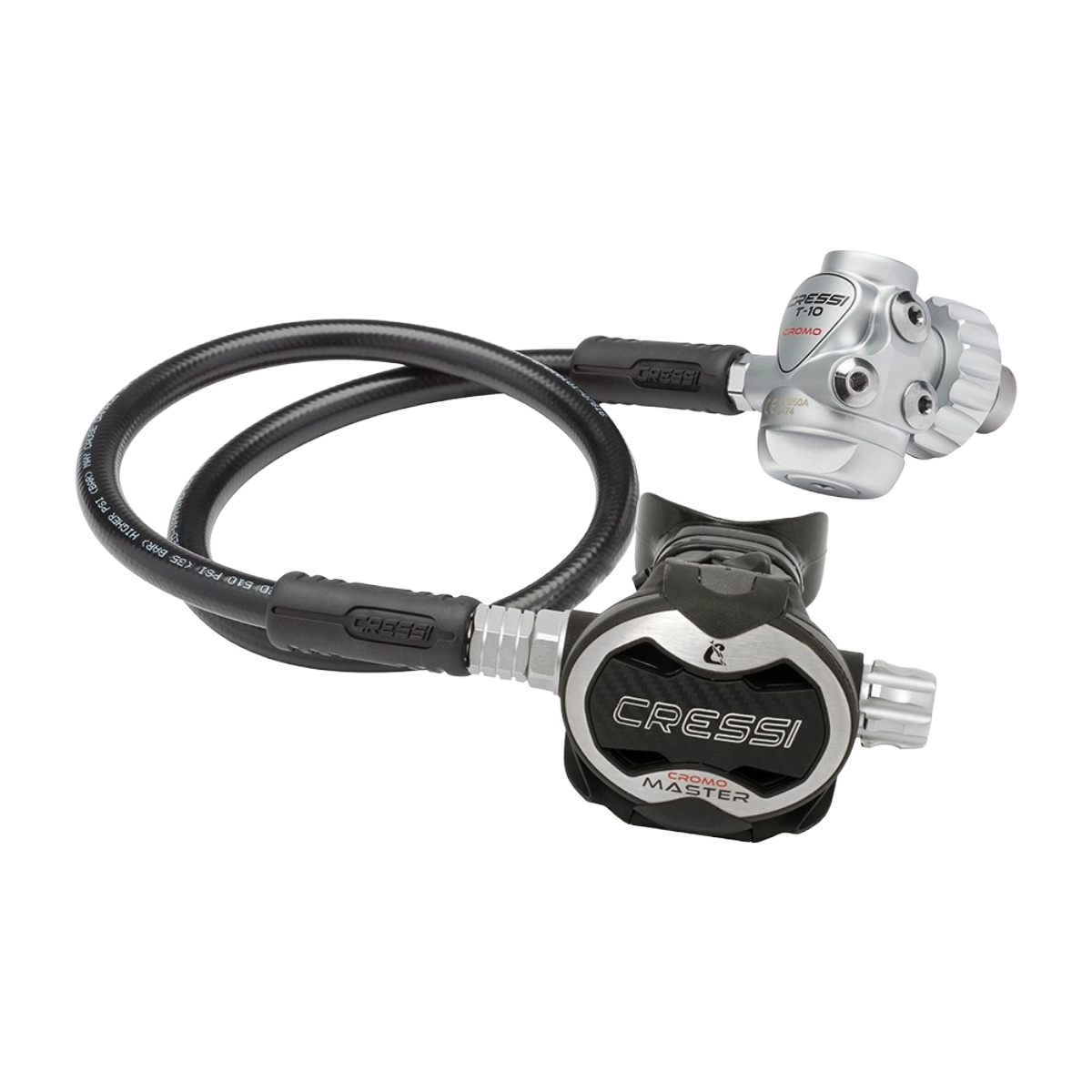 Cressi T10 SC Cromo + Master Regulator