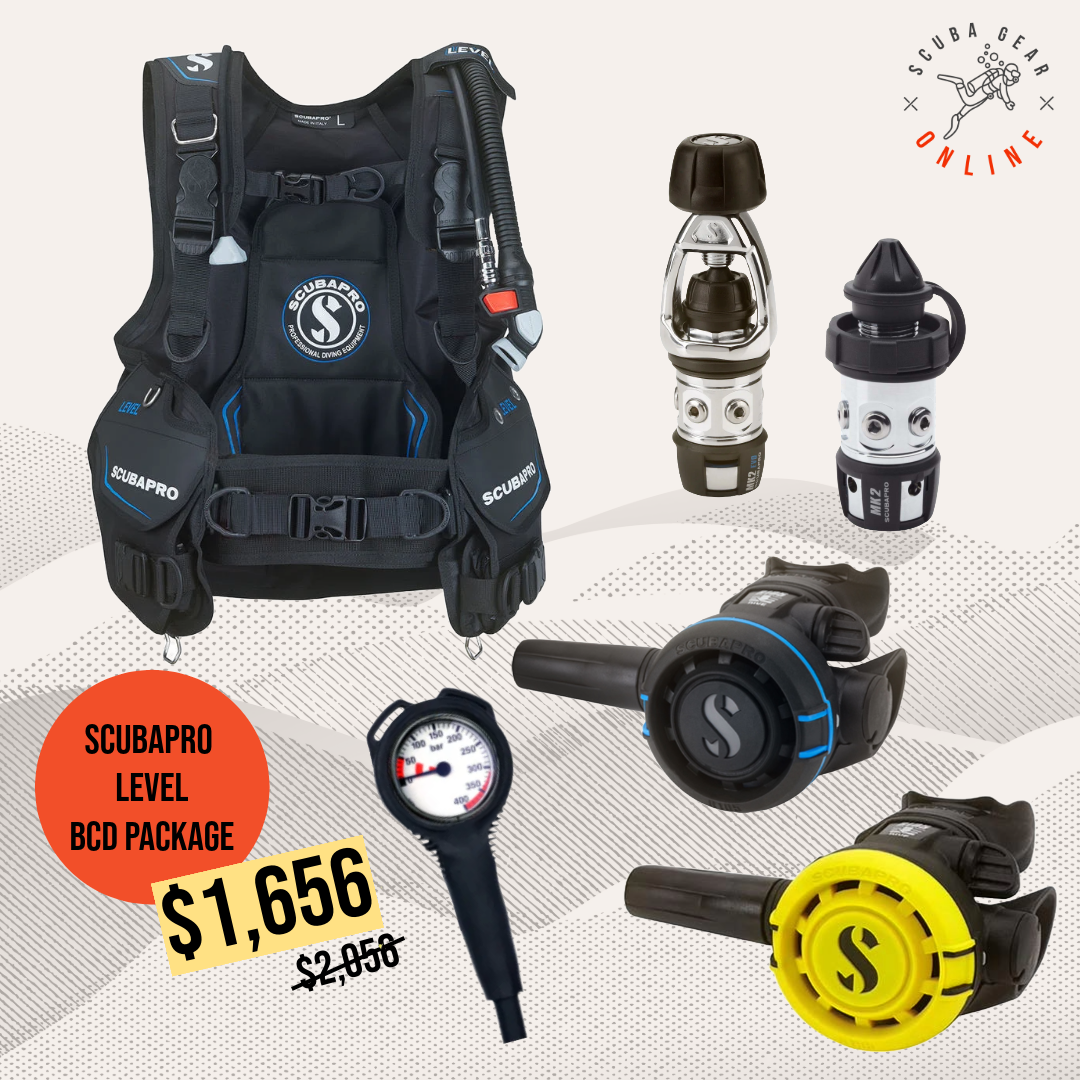 Scubapro Level BCD + Reg Set Package