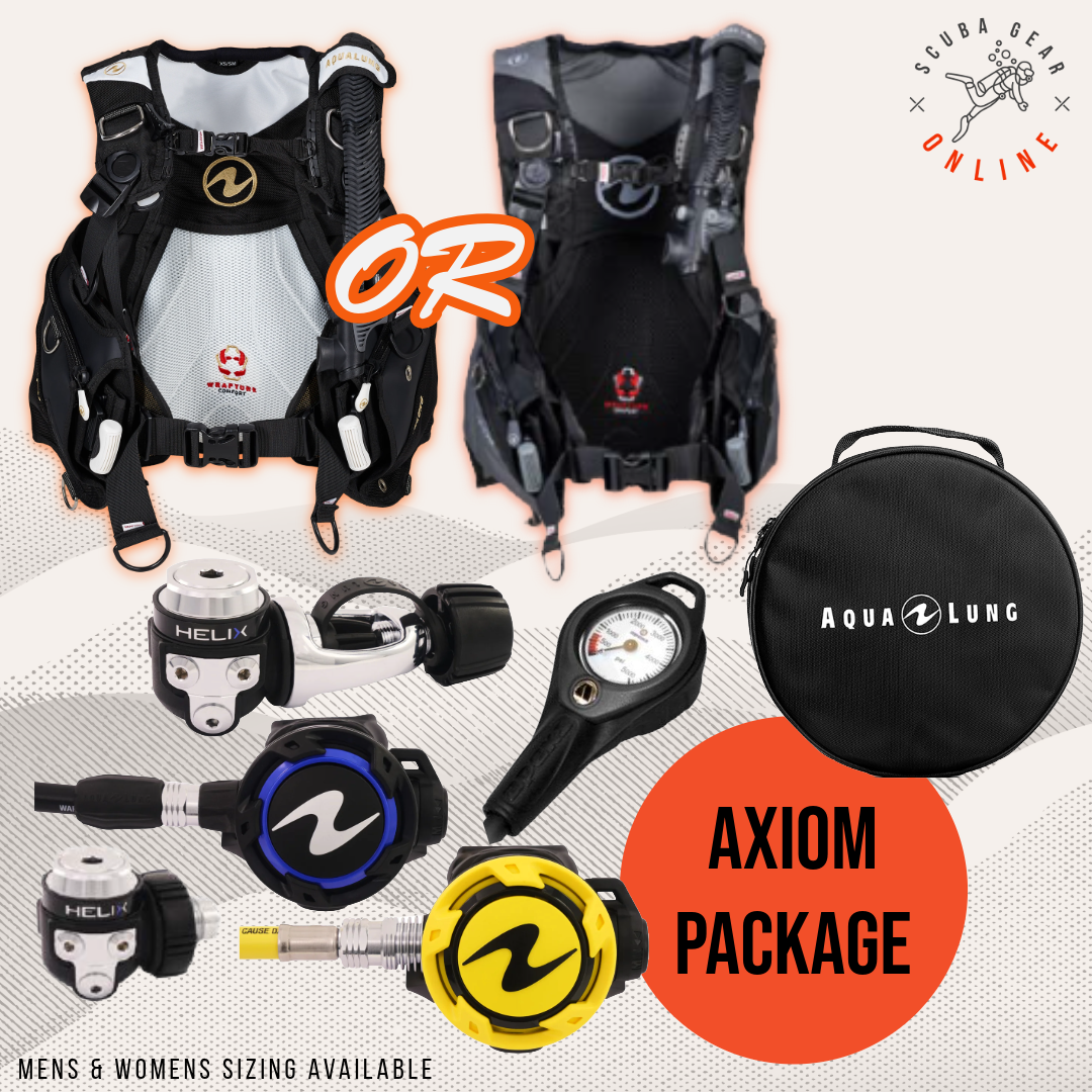 Aqualung Axiom BCD + Helix Regulator Set Package