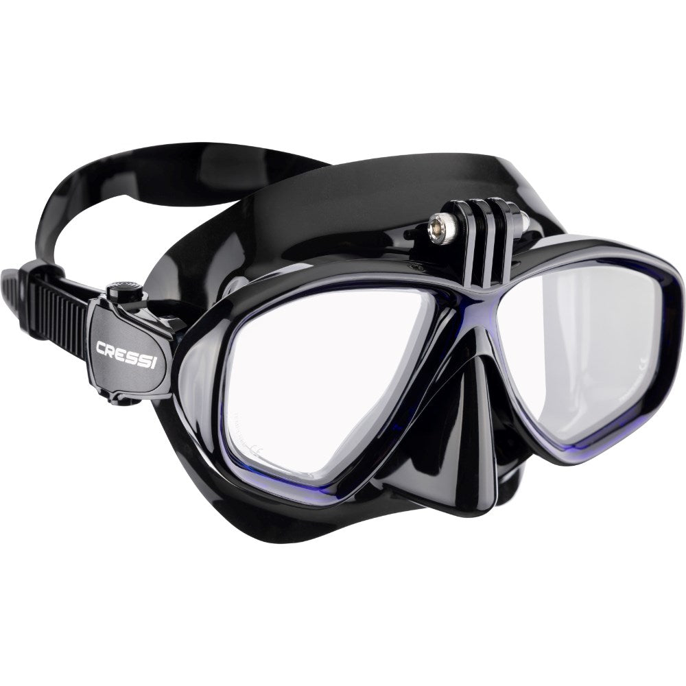 Cressi Action Dive Mask with Camera Mount