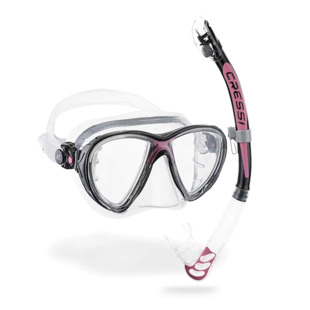 Cressi Big Eyes Evo + Alpha Ultra Dry MS Set