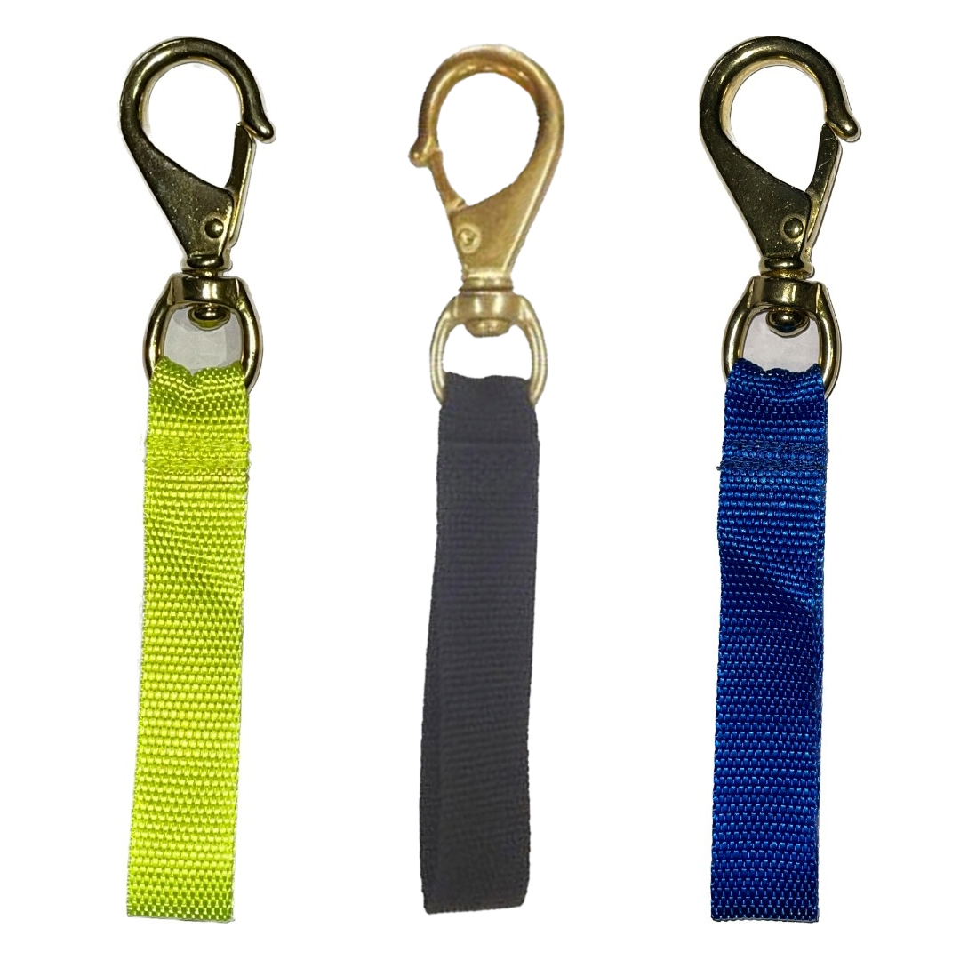 Cressi Brass Webbing Loop and Snap Hook