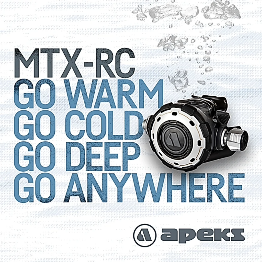Apeks MTX-RC Single Cylinder Long Hose Regulator Set