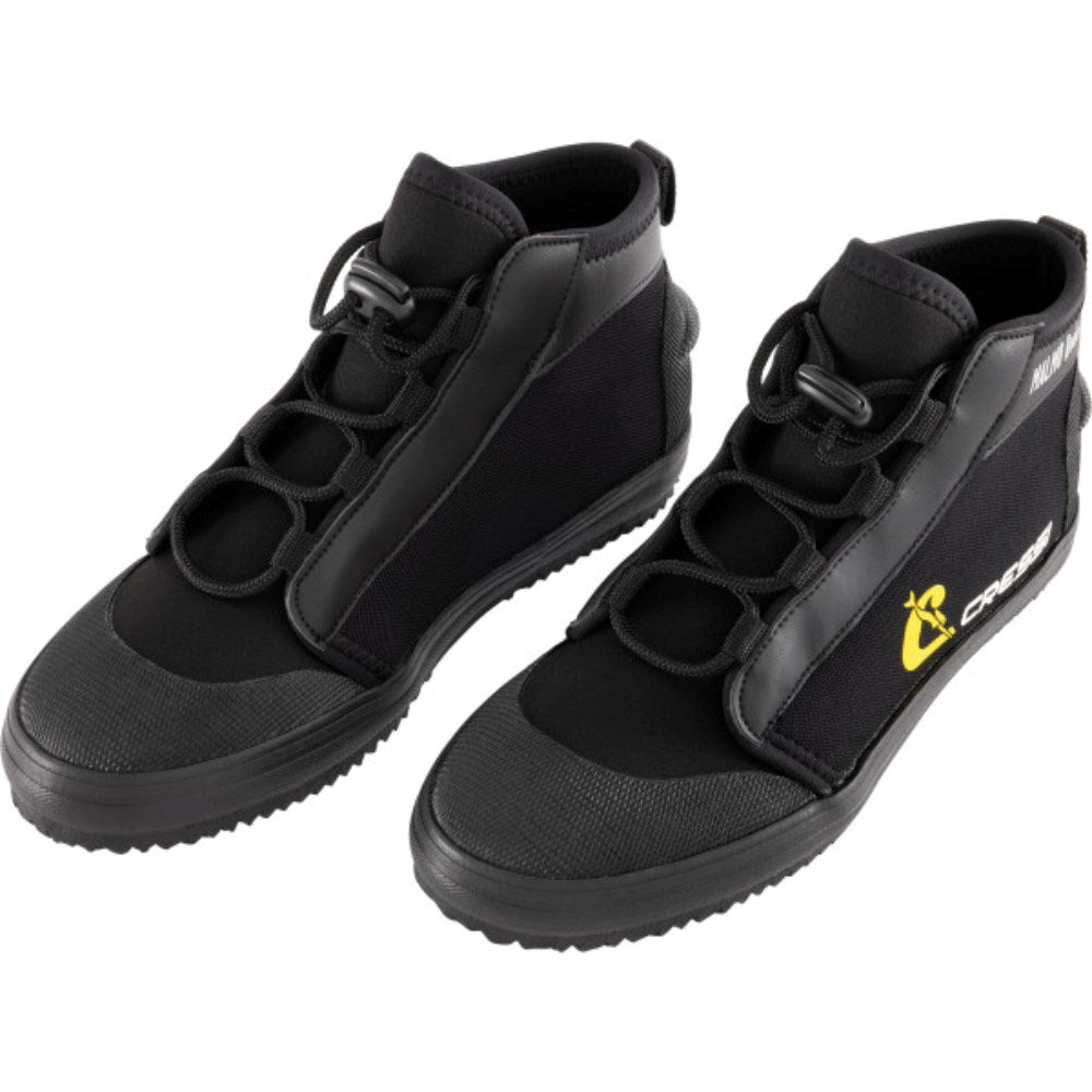 Cressi Malmo 3mm black neoprene rock boots for scuba diving