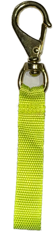 Cressi Brass Webbing Loop and Snap Hook