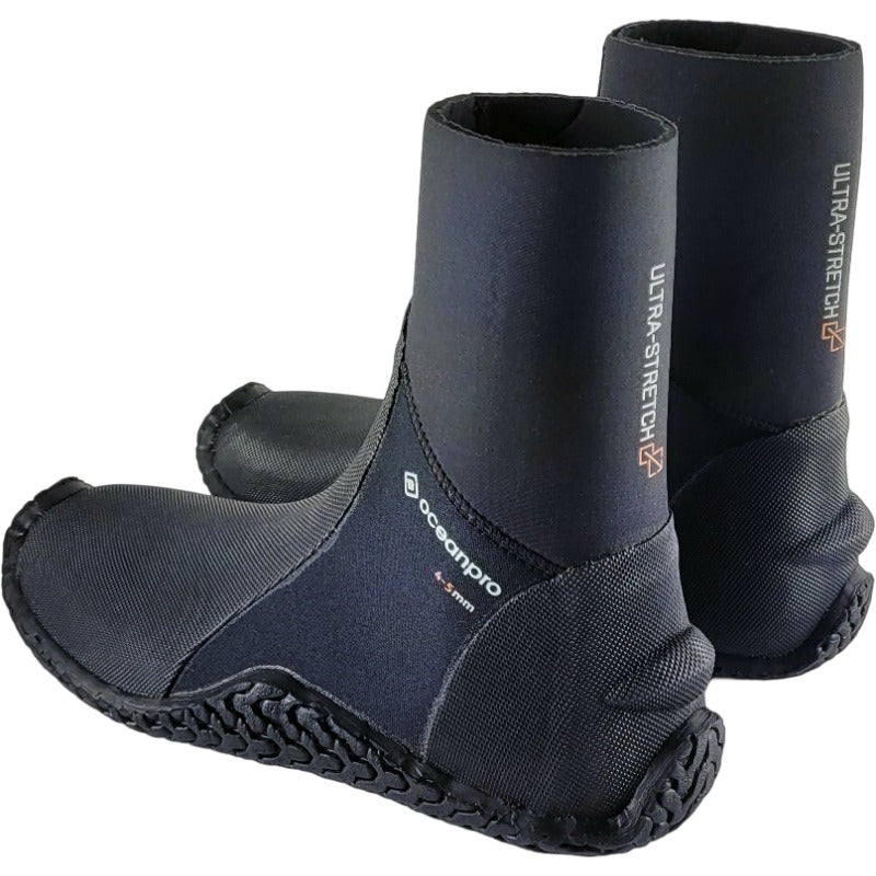 Oceanpro Ultra Stretch 5/4mm Zipless Dive Boots