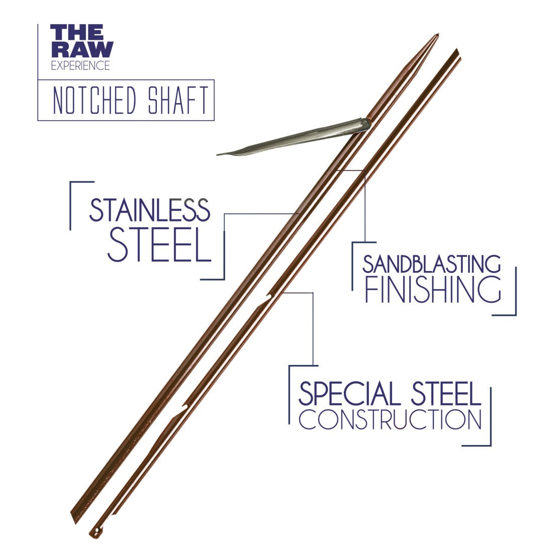 Cressi Original Shaft Inox Shaft 6mm