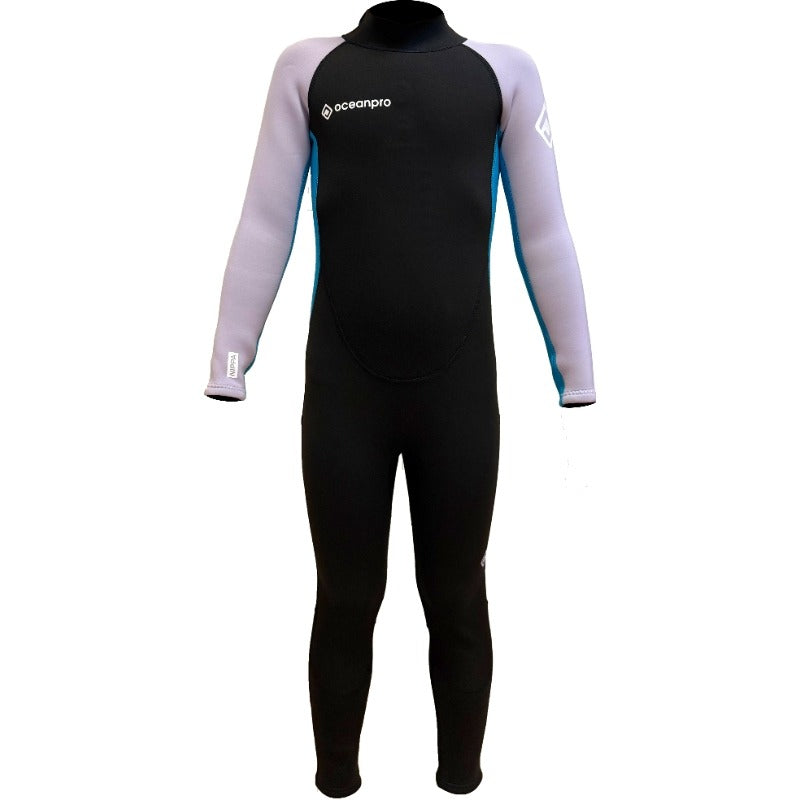 Oceanpro Nippa 3mm High-Stretch Kids Steamer – Lilac/Ocean Blue