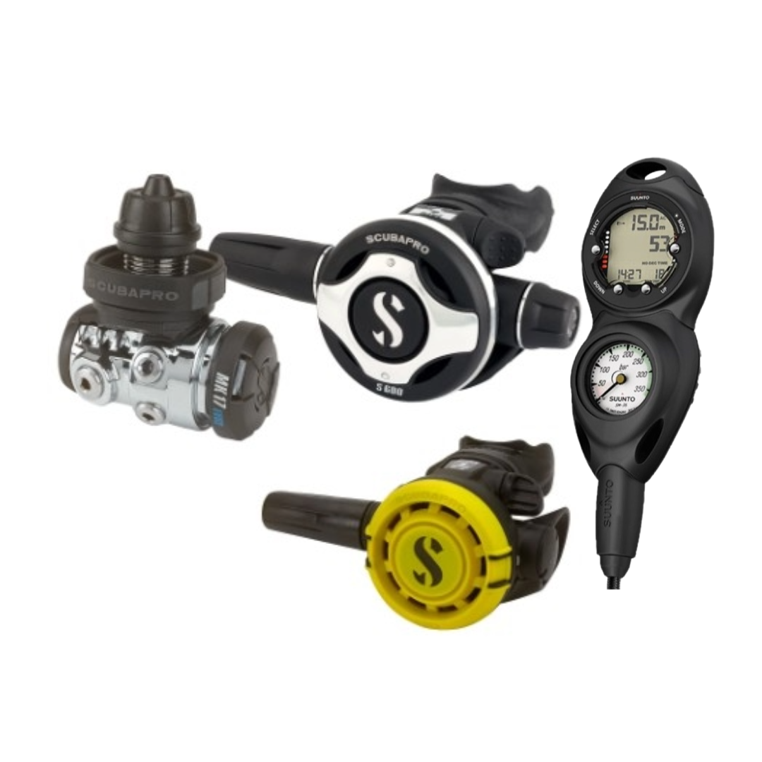 Scubapro Mk17 + S600 + R105 + Gauge