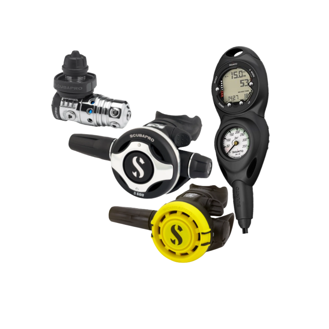 Scubapro Mk25 + S600 + R105 + Gauge