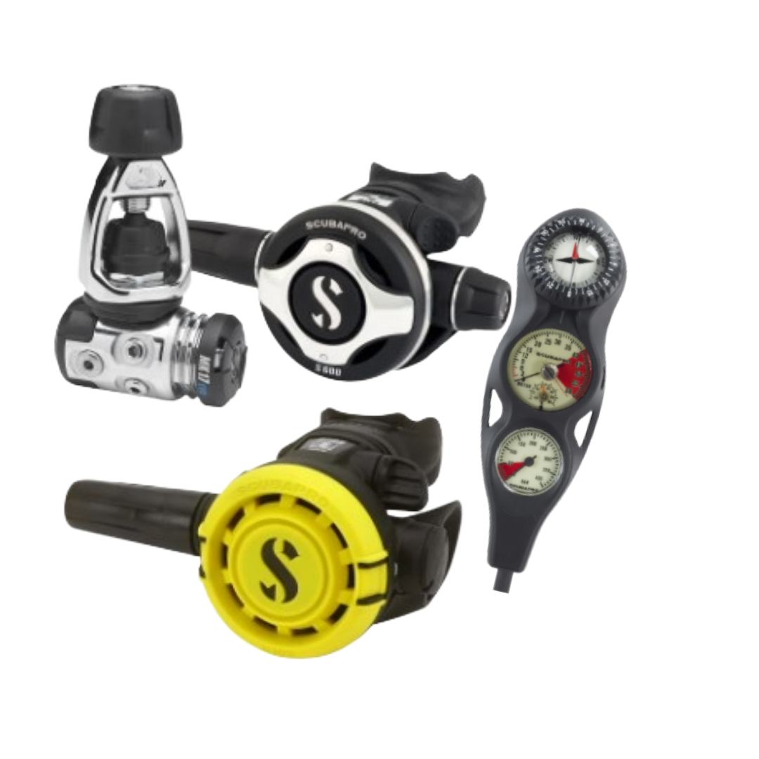 Scubapro Mk17 + S600 + R105 + Gauge