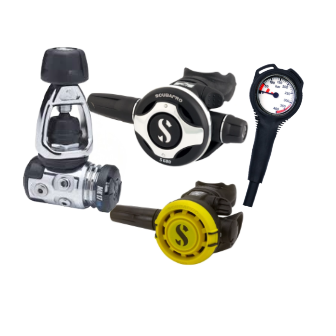 Scubapro Mk17 + S600 + R105 + Gauge