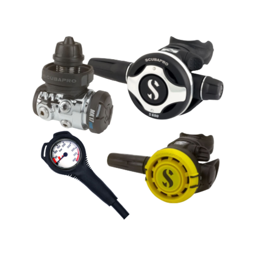 Scubapro Mk17 + S600 + R105 + Gauge