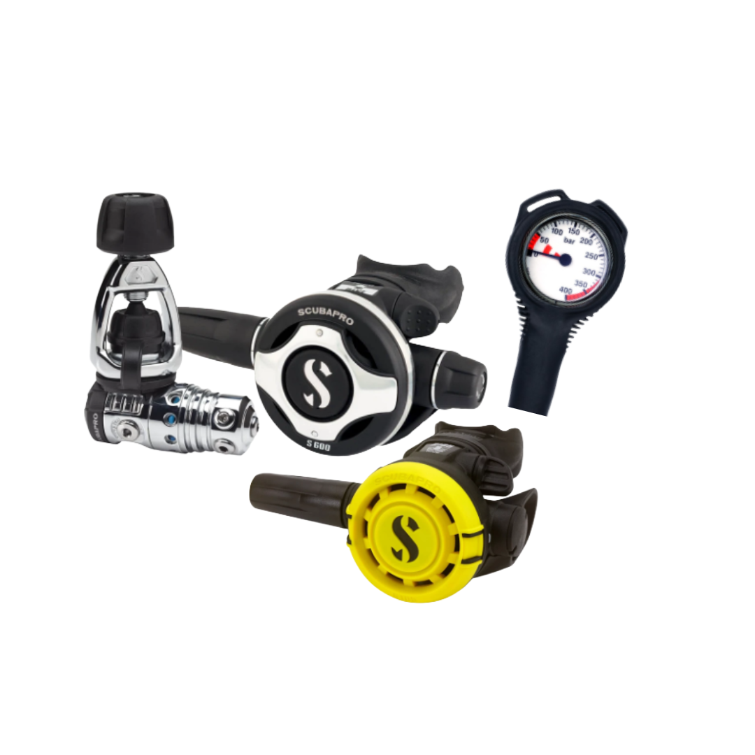 Scubapro Mk25 + S600 + R105 + Gauge