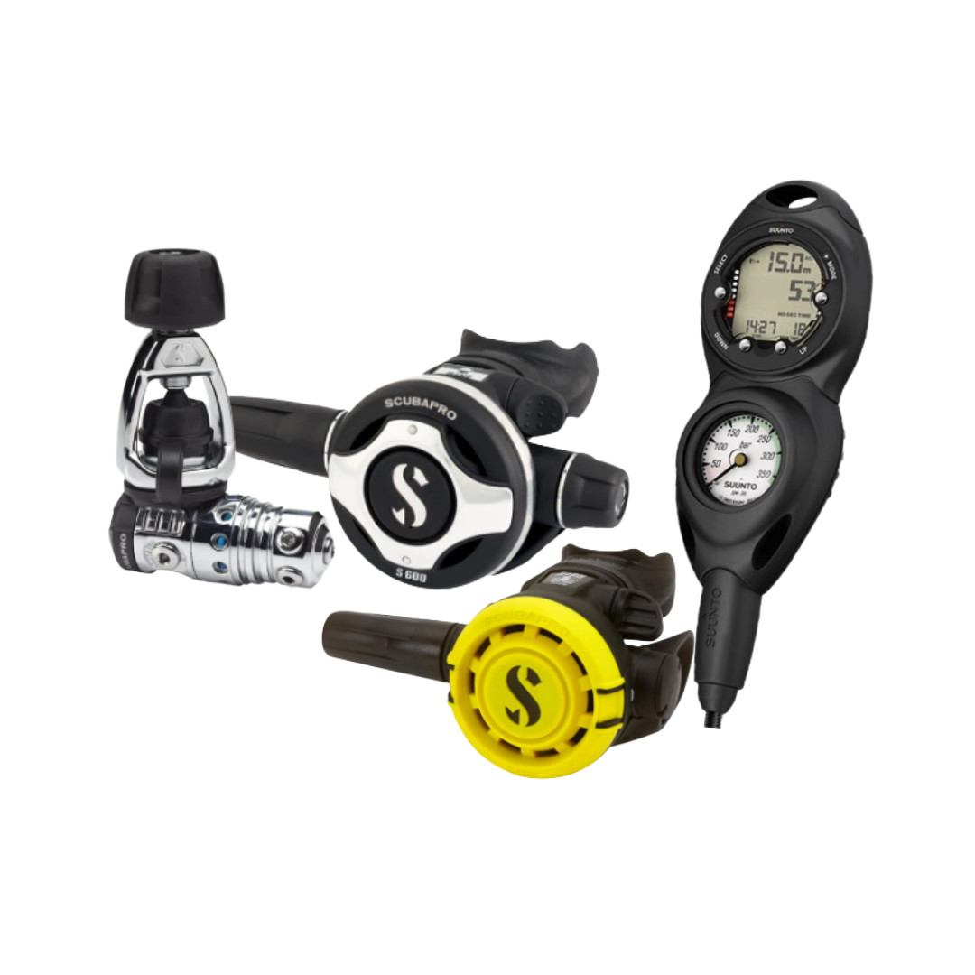 Scubapro Mk25 + S600 + R105 + Gauge