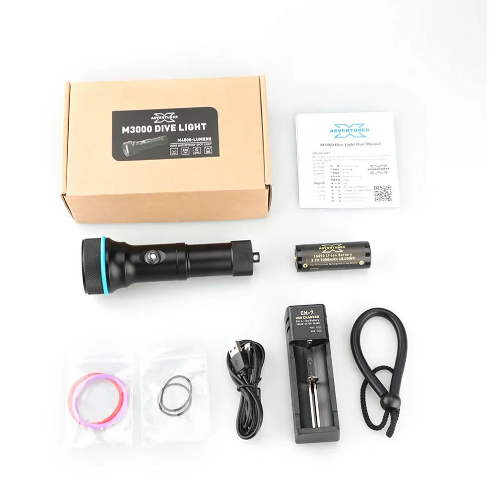 X-Adventurer M3000 Dive Torch